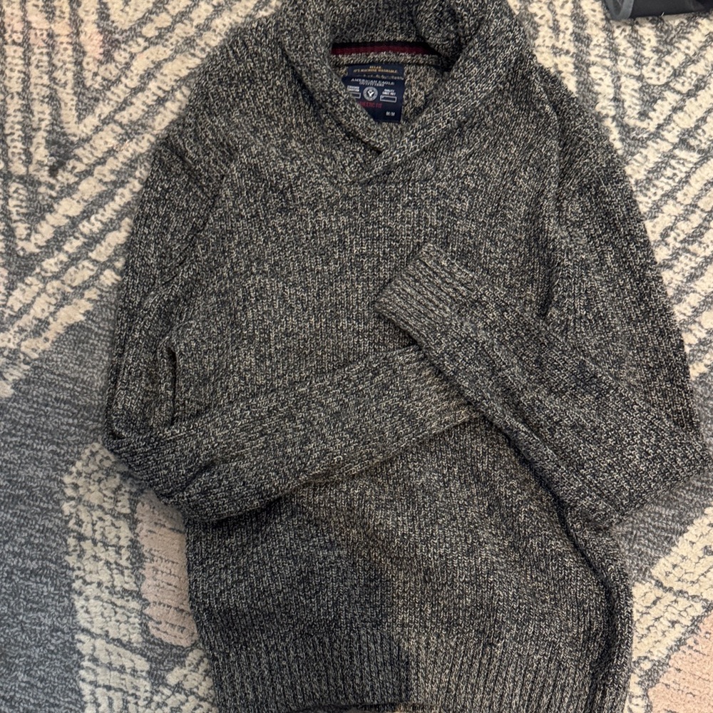 American Eagle Outfitters Charcoal Turtleneck Sweater